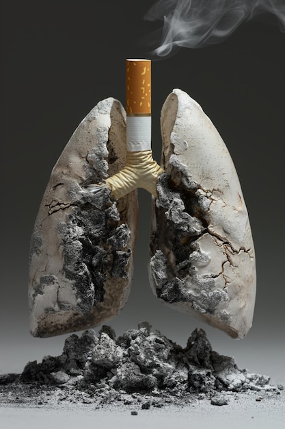 pulmones-humanos-afectados-por-los-cigarros-dejar-de-fumar-en-un-minuto